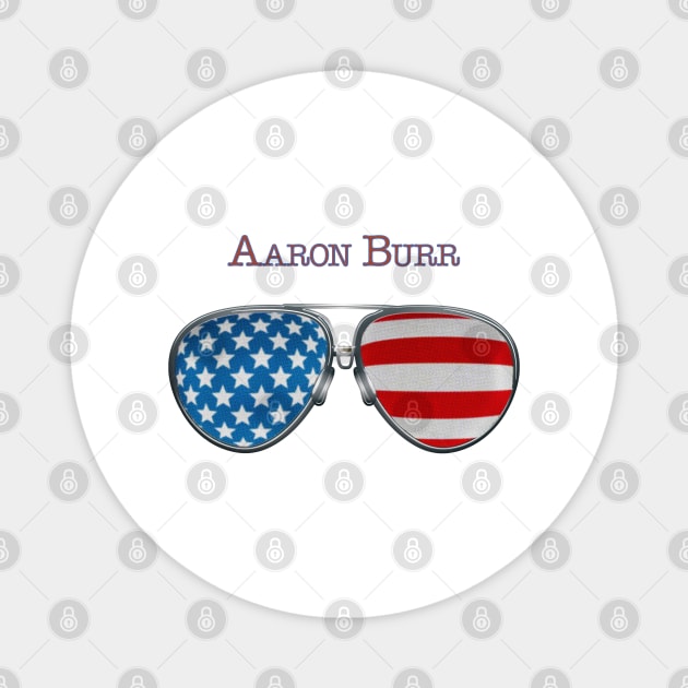 USA GLASSES AARON BURR Magnet by SAMELVES